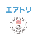 エアトリ東証ロゴ